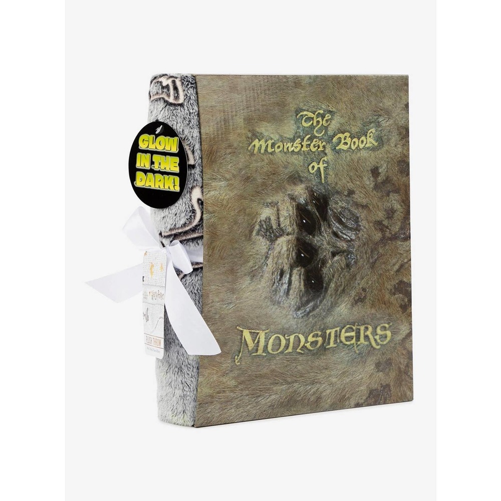 Harry Potter Monster Book Magical Creatures Glow In The Dark Throw Blanket NEW